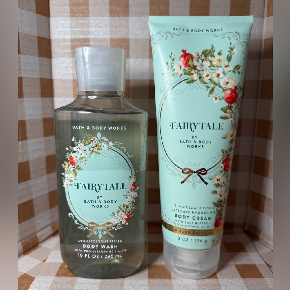NEW B&BW 🧚 Fairytale Body Cream and Body Wash Set Full Size